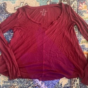 soft and sexy ae waffle long sleeve shirt